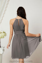 Halter Homecoming Dresses Formal Evening Party Cocktail Dress 28011 Clearance sale (ZD16954)