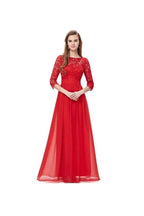 Lace Long Sleeve Floor Length Evening Dress Prom Dress PG271 by pgmdress