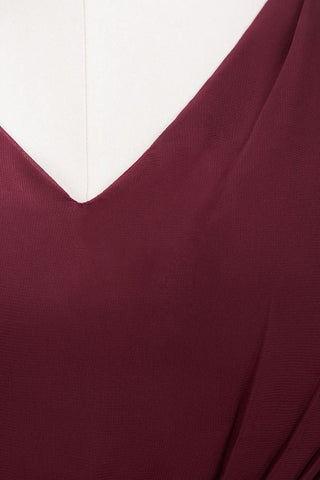Minivestido de dama de honor de encaje con escote en V y sin mangas, corte A, de gasa, para regreso a casa