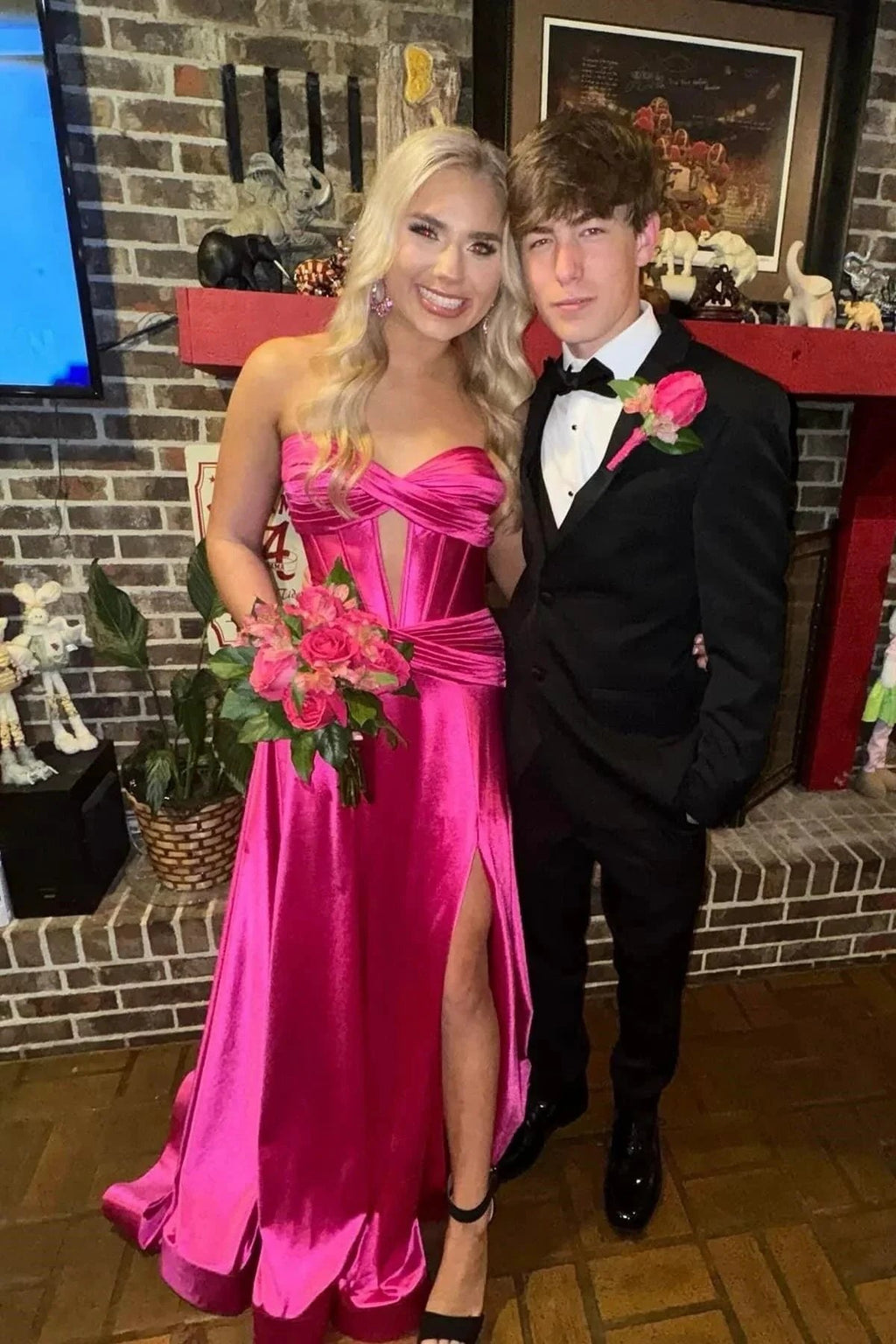 Leif | A Line Sweetheart Royal Blue Keyhole Long Prom Dress by KissProm