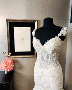 Luxury Mermaid Sweetheart Lace Backless Wedding Dress by BIZTUNNEL