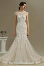 Luxury mermaid wedding dress | Wedding dresses lace by misshow.com