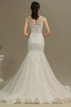 Luxury mermaid wedding dress | Wedding dresses lace by misshow.com