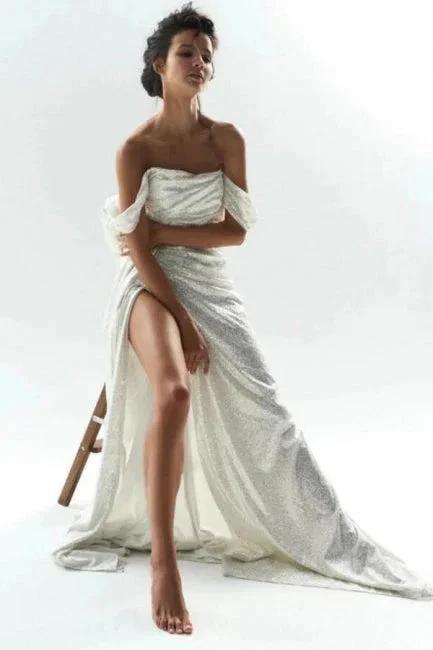 Mermaid / Trumpet Wedding Dresses Sparkle & Shine Dress Wedding Party by misshow.com