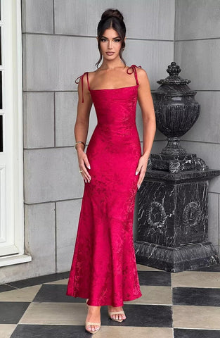 Vestido maxi Whitney, vestidos formales, vestido mini sirena 