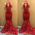 Modest Mermaid Sleeveless Prom Dress by misshow.com
