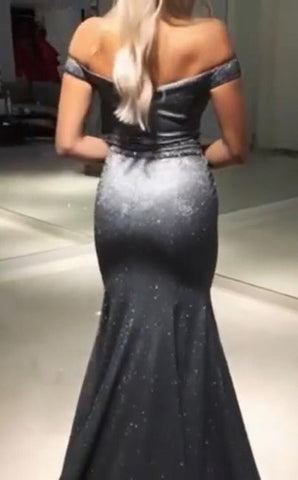 Vestidos de noche de Año Nuevo largos con brillo