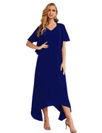 Sunnderly Chiffon Plus Size Mother of Bride Dresses with Jacket Formal Dresses for Wedding SY28073 by numbersea