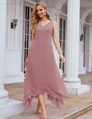 Sunnderly Chiffon Plus Size Mother of Bride Dresses with Jacket Formal Dresses for Wedding SY28073