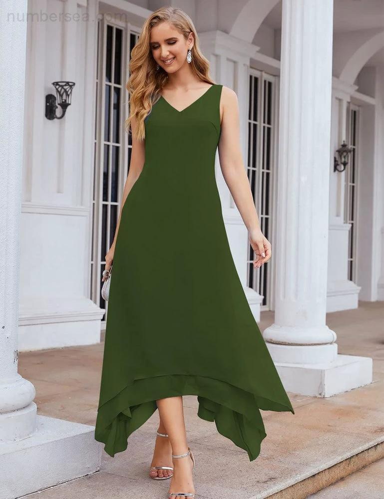 Sunnderly Chiffon Plus Size Mother of Bride Dresses with Jacket Formal Dresses for Wedding SY28073 by numbersea