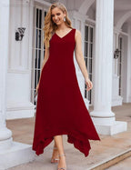 Sunnderly Chiffon Plus Size Mother of Bride Dresses with Jacket Formal Dresses for Wedding SY28073 by numbersea