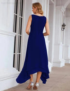 Sunnderly Chiffon Plus Size Mother of Bride Dresses with Jacket Formal Dresses for Wedding SY28073 by numbersea