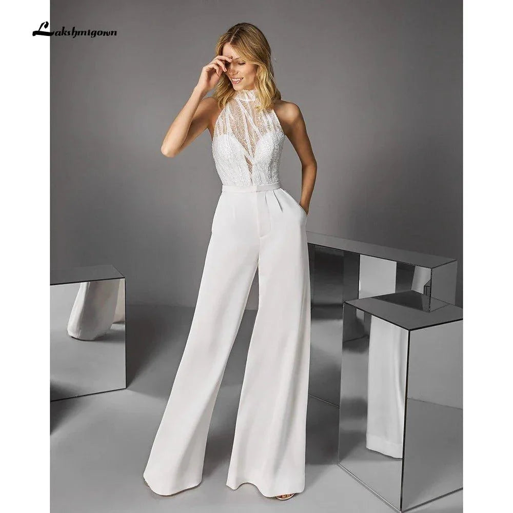 Jumpsuit Wedding Dress Pants