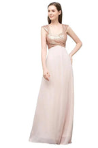 Off-shoulder A-line Sweetheart Spaghetti Long Sequins Chiffon Prom Dresses by misshow.com