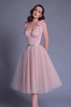 Pink Lovely Sweetheart Short Prom Dress Wedding Guest Dress by Ombreprom
