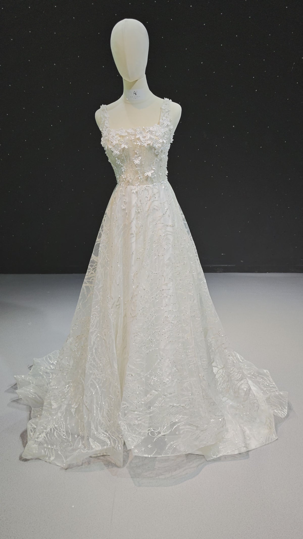 Symphonie de tulle florale