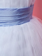 Princess Knee Length Tulle Sleeveless Straps Flower Girl Dresses - photo 6