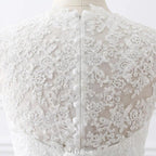 Princess Lace V-neck Tulle Elegant Wedding Dress by misshow.com