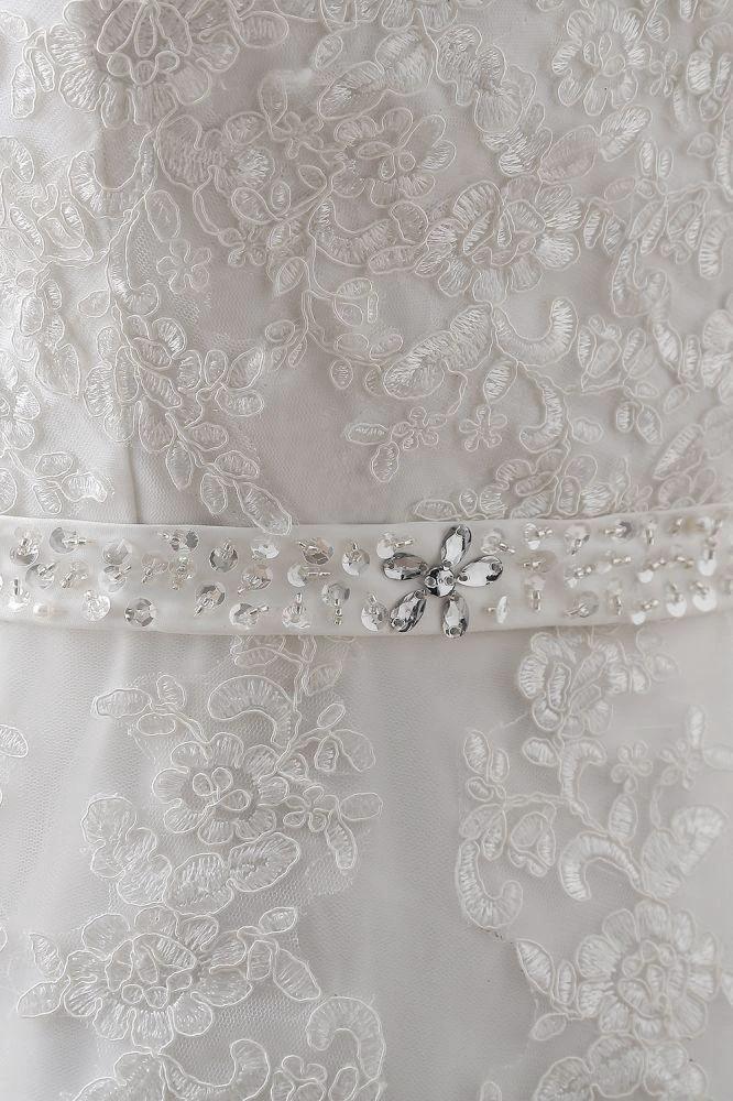 Princess V-Neck Tulle New Arrival Wedding Dress With Lace by misshow.com