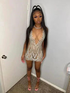 21th Birthday Outfit Dress Sexy Tight Beaded Dress Short Homecoming Dress Y779 by simplepromdress
