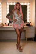 18th Birthday Outfit Dress Sexy Tight Beaded Dress Mini Homecoming Dress Y778 by simplepromdress