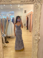 Elegant Mermaid Spaghetti Straps Lace Prom Dress,Charming Evening Dress Y880 by simplepromdress