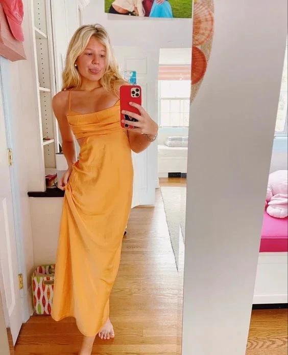 Simple Sheath Sleeveless Prom Dress Sexy Evening Gown Y971 by simplepromdress