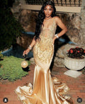 Sequined Mermaid Dress Sexy Evening Dresses Y777 by simplepromdress