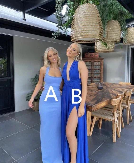 Different Style Blue Prom Dress,Charming Evening Dress,Formal Dress Y1753 by simplepromdress