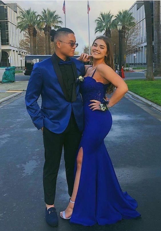 Royal Blue Mermaid Prom Dress Sexy Evening Dress Y577 by simplepromdress