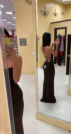 Sexy Mermaid Formal Lace-Up Dress Charming Evening Dress Y624 by simplepromdress