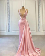 Pink Long Prom Dress,Pageant Dress,Evening Dress,Graduation School Party Gown Y562 by simplepromdress