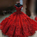 Off the shoulder ball gown charming prom dress S26633 by simplepromdress
