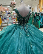 Ball Gown Birthday Dress Lace Up Sweet 16 Dress Y1229 by simplepromdress