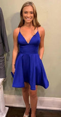 Royal Blue Homecoming Dress Winter Formal Dress Pageant Dance Dresses Back To School Party Gown Y677 by simplepromdress