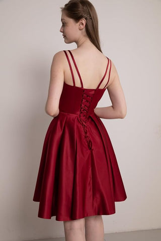 Ballkleid mit Shorts Homecoming-Kleid mit Taschen SYH80 