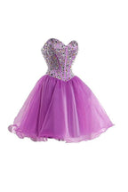 Purple Sweetheart Homecoming Dress Cocktail Dress Prom Dress PG049 by pgmdress