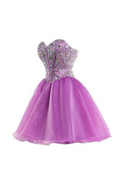 Purple Sweetheart Homecoming Dress Cocktail Dress Prom Dress PG049 by pgmdress