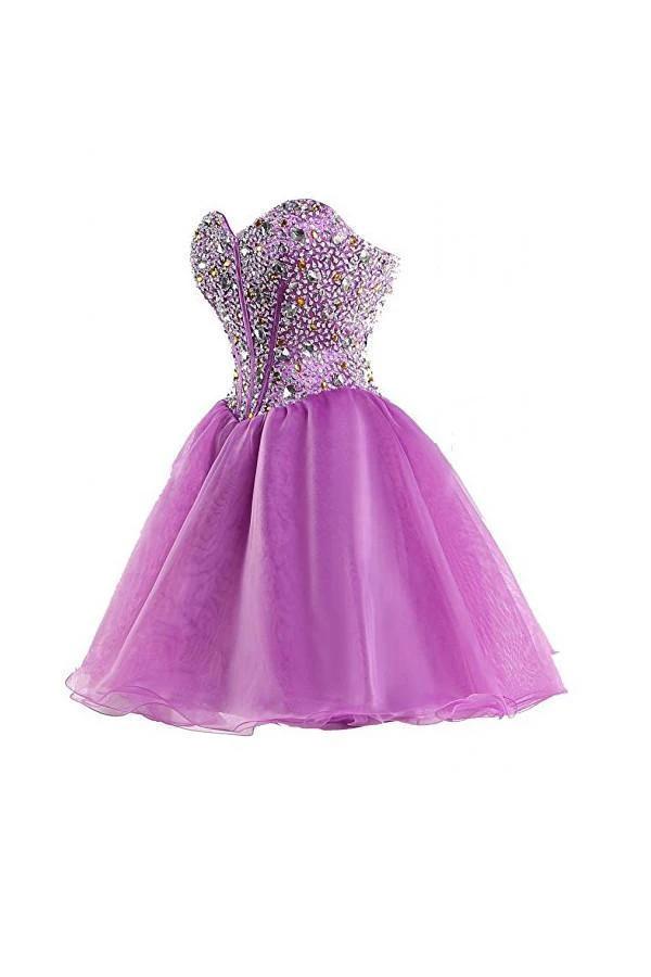 Purple Sweetheart Homecoming Dress Cocktail Dress Prom Dress PG049 by pgmdress