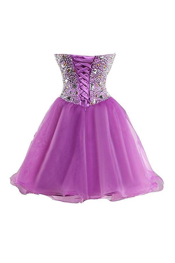Purple Sweetheart Homecoming Dress Cocktail Dress Prom Dress PG049 by pgmdress