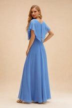 Rutipo As Picture Boho Sequin V-Neck Long Sleeves Sweep Train Wedding Dresses