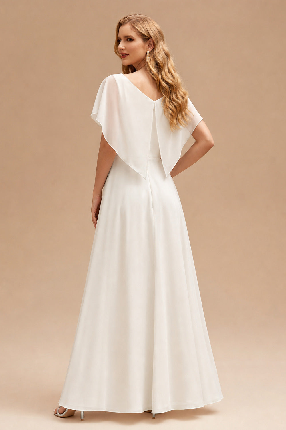 Rutipo Ivory Exquisite Ruched One-Shoulder Illusion Corset Wedding Dresses With 3D Floral