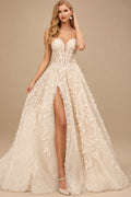 Rutipo As Picture Ball-Gown Sweetheart Sleeveless Lace Wedding Dresses With Appliques Lace