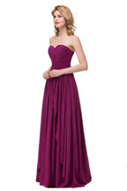 Sexy A-line Floor-length Sweetheart Ruffle Chiffon Bridesmaid Dresses by misshow.com