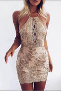 Sexy Sheath Sequins Mini Party Dress Homecoming Dress Graduation Dress PD407 by pgmdress
