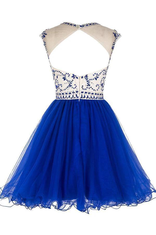Short Beading Tulle Homecoming Dresses Prom Dresses PG017 by pgmdress