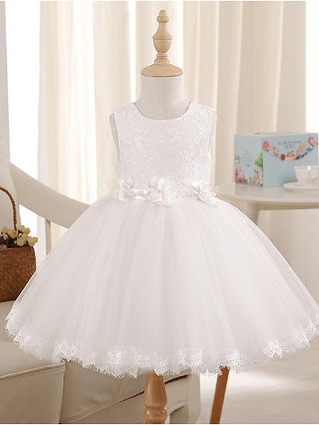 Short Princess Jewel Neck Pageant Flower Girl Dresses - photo 2