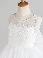 Short Princess Tulle Wedding First Communion Birthday Flower Girl Dresses - photo 3
