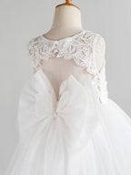 Short Princess Tulle Wedding First Communion Birthday Flower Girl Dresses - photo 4