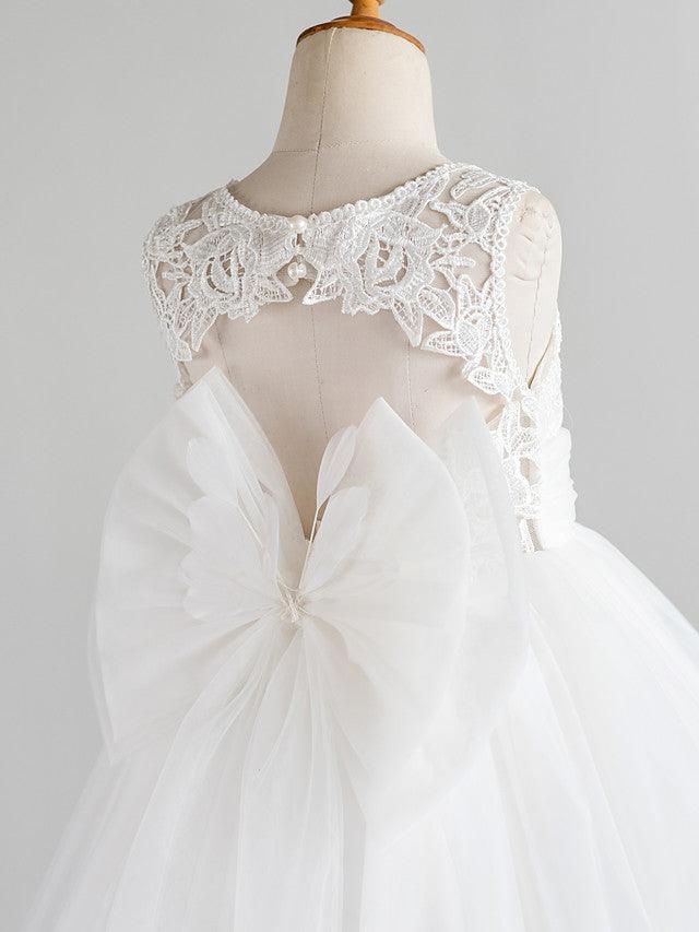 Short Princess Tulle Wedding First Communion Birthday Flower Girl Dresses - photo 4